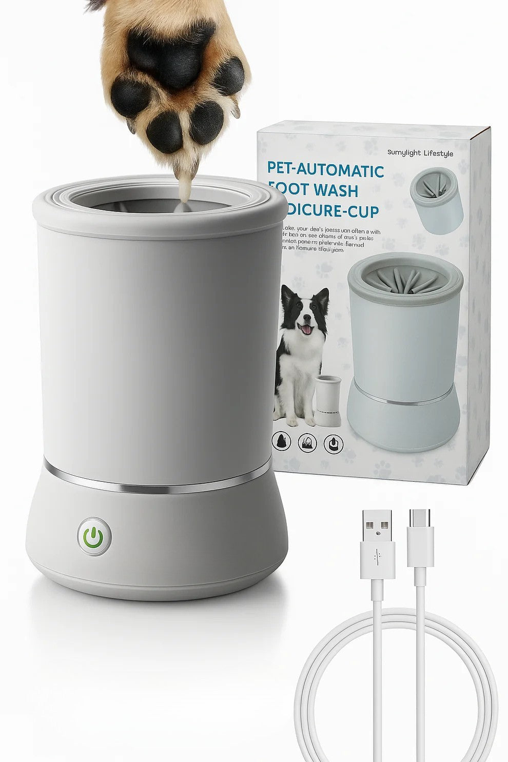 PawSpa™ Pro — Electric Paw Cleaner & Massager