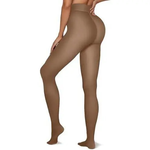High Waisted Thermal Tights for Women